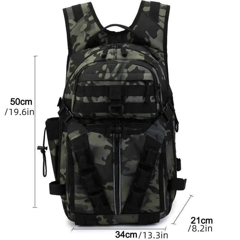 Fishing Box Rod Large-Capacity Fishing Backpack Carp Fishing Accessories Fishing Tackle Backpack Tactical Camping Travel Bag